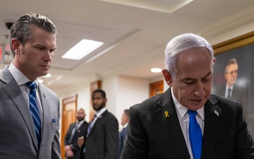 Secretary Hegseth hosts a bilateral exchange with Prime Minister Benjamin Netanyahu