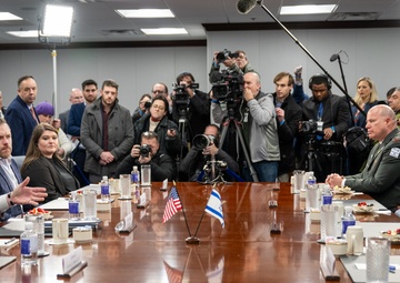 Secretary Hegseth hosts a bilateral exchange with Prime Minister Benjamin Netanyahu