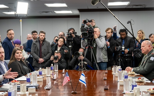 Secretary Hegseth hosts a bilateral exchange with Prime Minister Benjamin Netanyahu