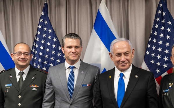 Secretary Hegseth hosts a bilateral exchange with Prime Minister Benjamin Netanyahu