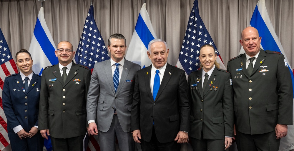 Secretary Hegseth hosts a bilateral exchange with Prime Minister Benjamin Netanyahu