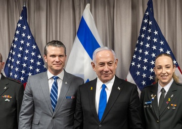Secretary Hegseth hosts a bilateral exchange with Prime Minister Benjamin Netanyahu