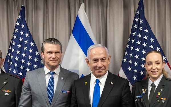 Secretary Hegseth hosts a bilateral exchange with Prime Minister Benjamin Netanyahu