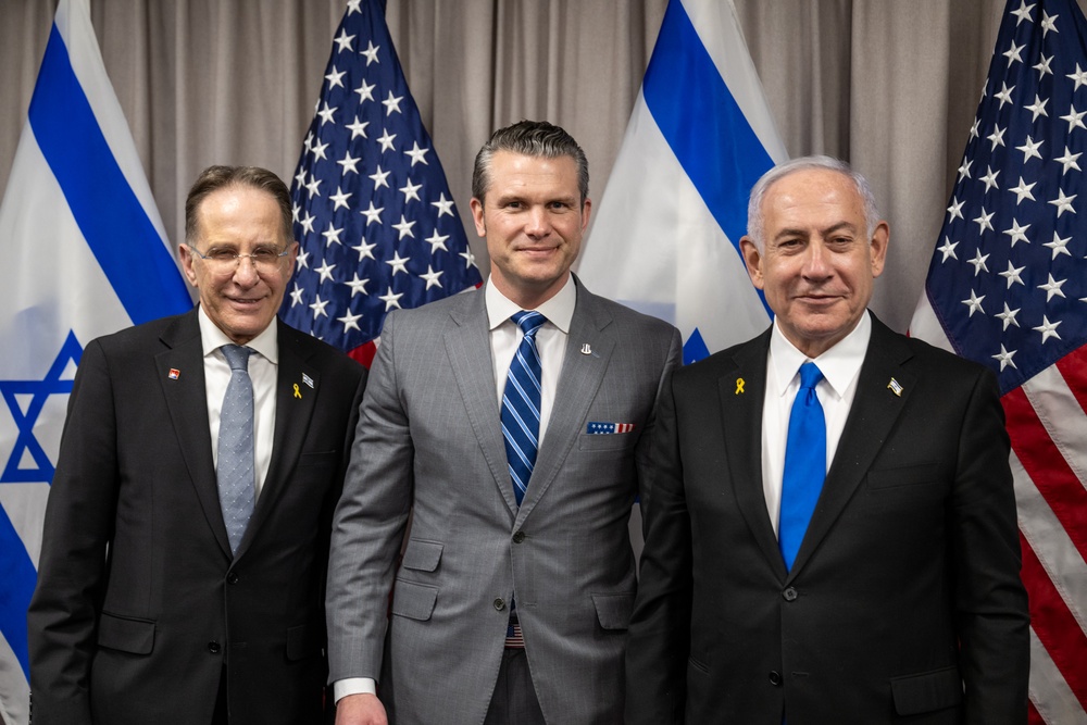 Secretary Hegseth hosts a bilateral exchange with Prime Minister Benjamin Netanyahu