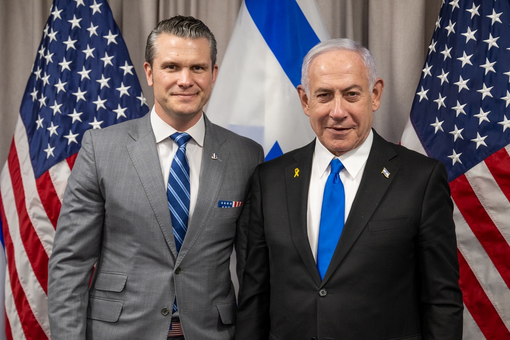 Secretary Hegseth hosts a bilateral exchange with Prime Minister Benjamin Netanyahu