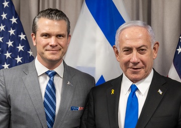 Secretary Hegseth hosts a bilateral exchange with Prime Minister Benjamin Netanyahu