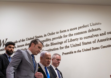 Secretary Hegseth hosts a bilateral exchange with Prime Minister Benjamin Netanyahu