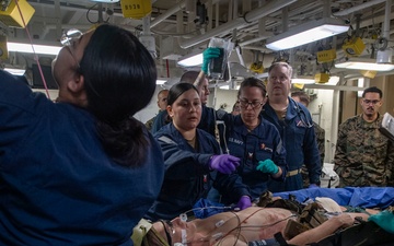 Mass Casualty Training aboard USS America (LHA 6)