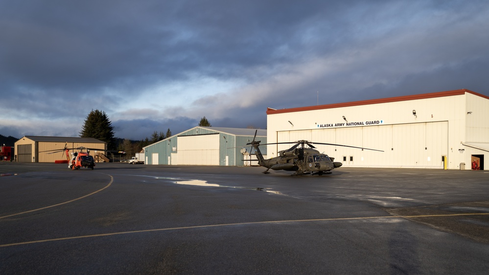 AKARNG Black Hawk aviators conduct flight operations over Southeast Alaska