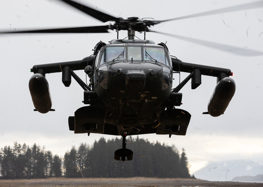 AKARNG Black Hawk aviators conduct flight operations over Southeast Alaska