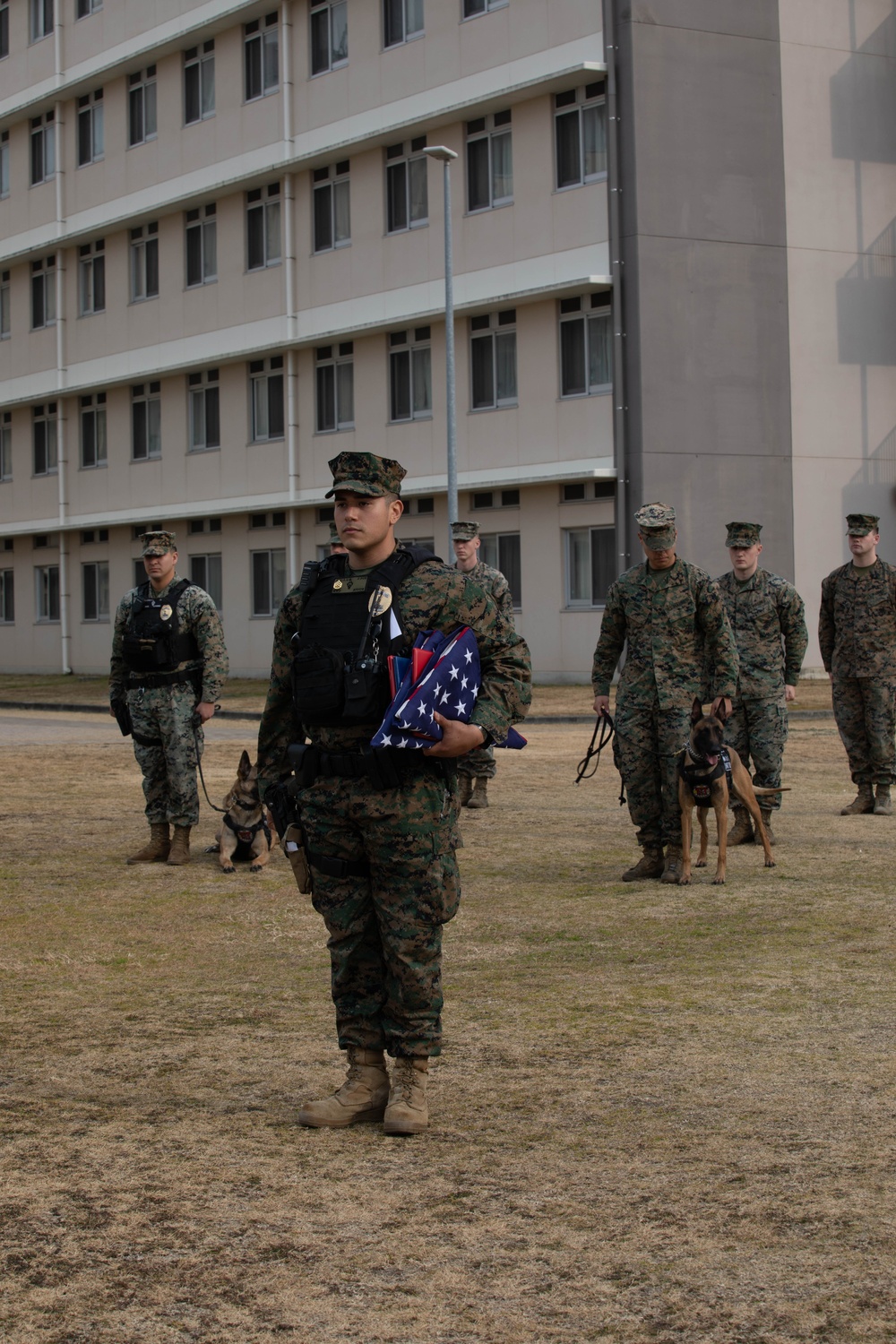 PMO Military canine retirement at MCAS Iwakuni