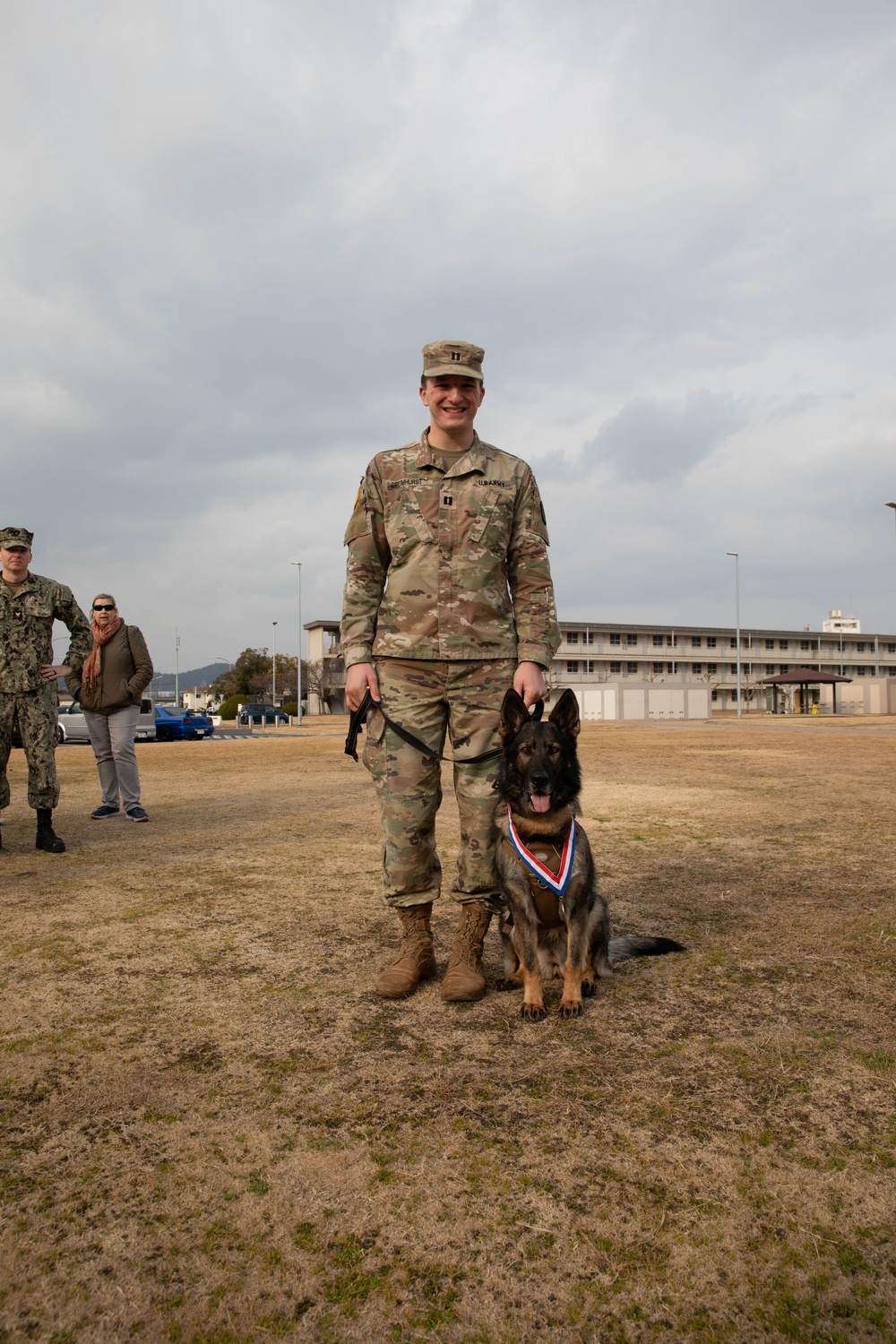 PMO Military canine retirement at MCAS Iwakuni