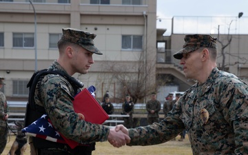 PMO Military canine retirement at MCAS Iwakuni