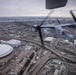 U.S. Marines conduct a rehearsal flight over New Orleans for Super Bowl LIX