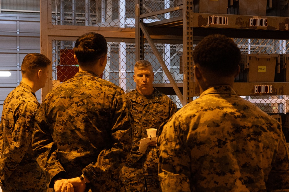 Brig. Gen. Kevin Collins visits MCAS Iwakuni