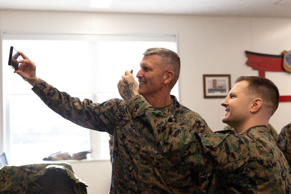 Brig. Gen. Kevin Collins visits MCAS Iwakuni