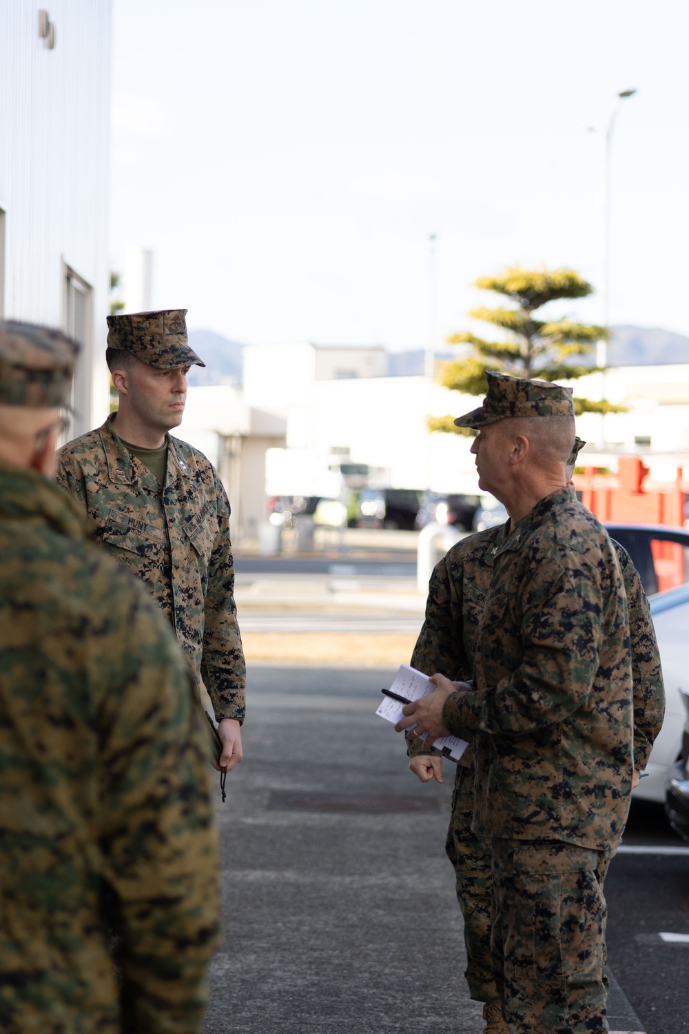 Brig. Gen. Kevin Collins visits MCAS Iwakuni