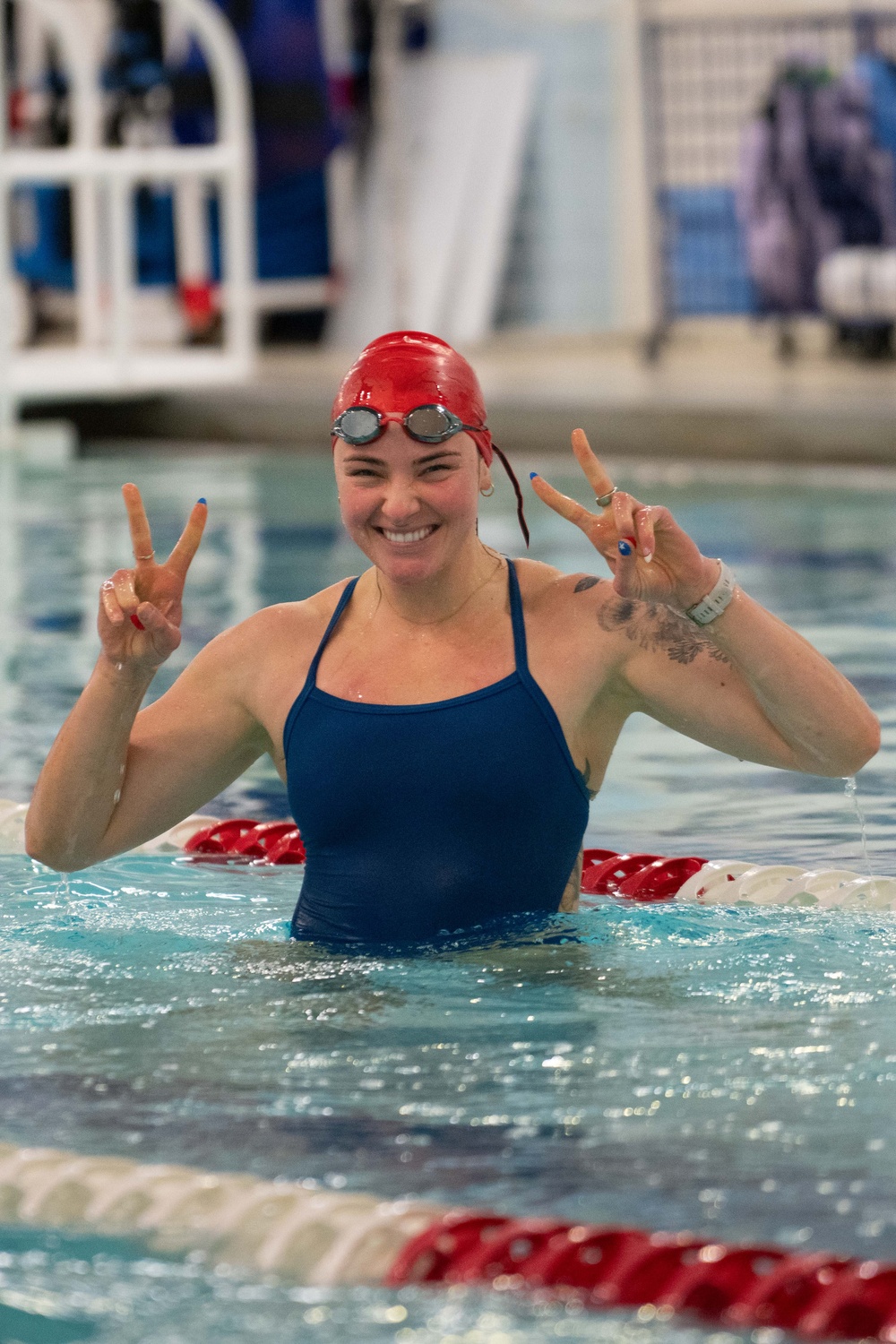 JBLM Training Camp | Swimming | Marine Corps SGT Lydia Figary (ret.)