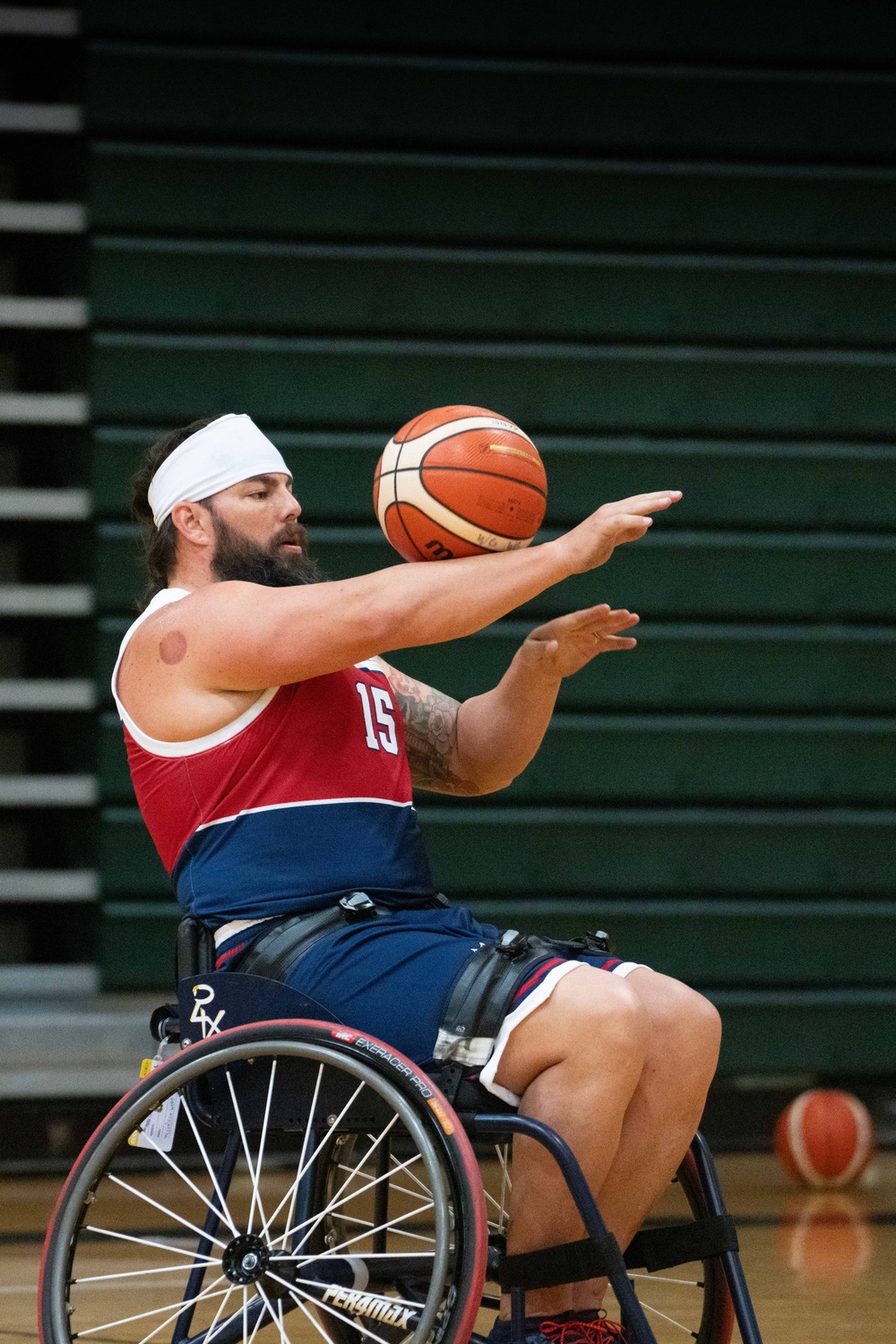 JBLM Training Camp | Wheelchair Basketball | Navy MN1 (SW) Mark Coltrain (ret.)