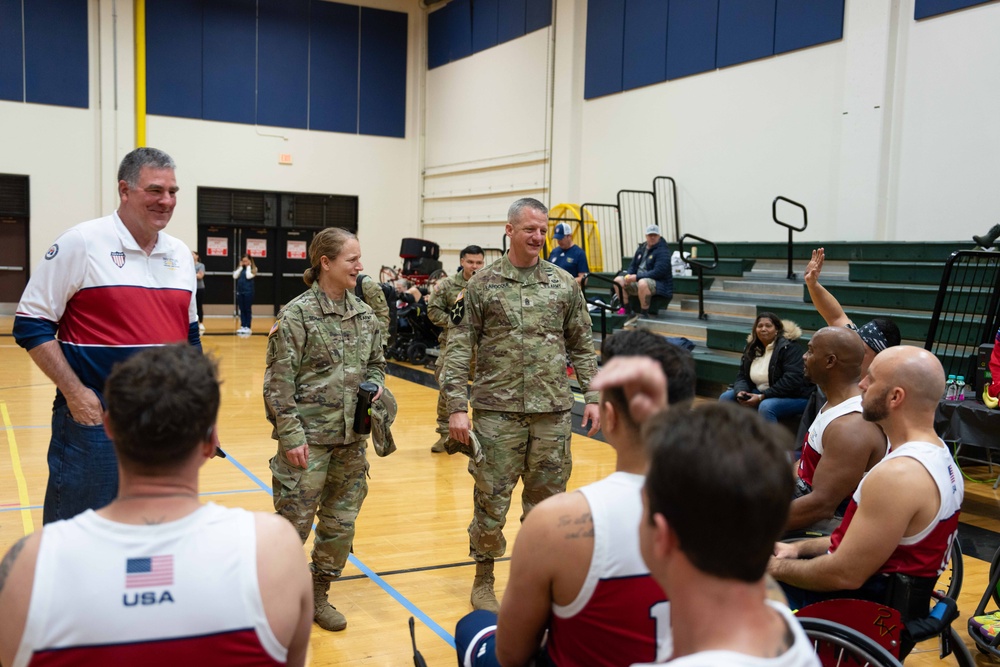 JBLM Training Camp | US Army Major General Michelle Schmidt | US Army Command Sergeant Major Stephen LaRocque