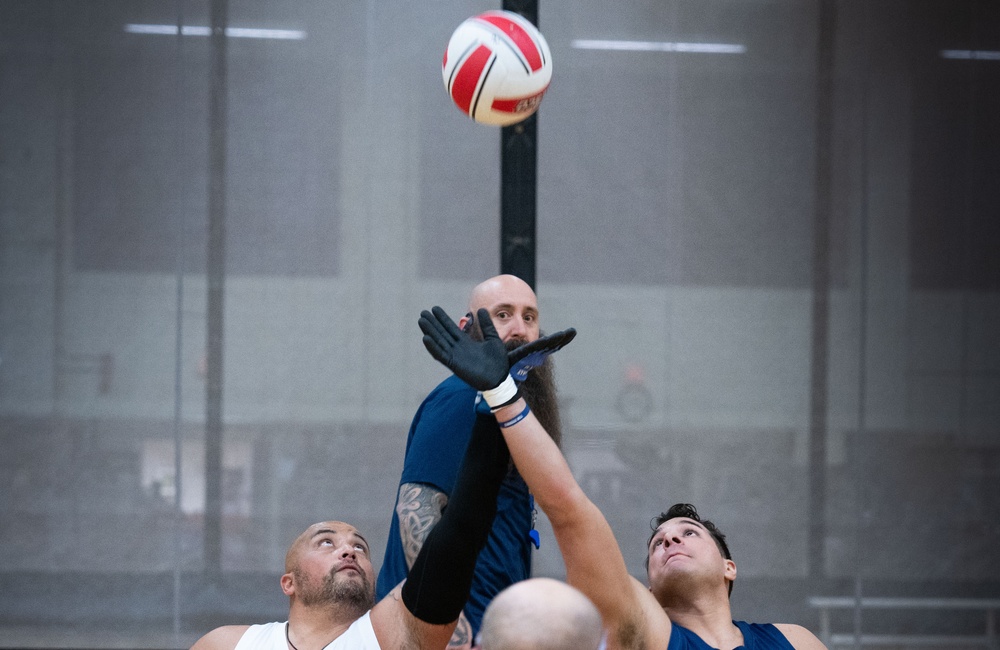 JBLM Training Camp | Wheelchair Rugby | Coast Guard YN2 Aaron Gomez (ret.) | Air Force SrA Moses Debraska (ret.)