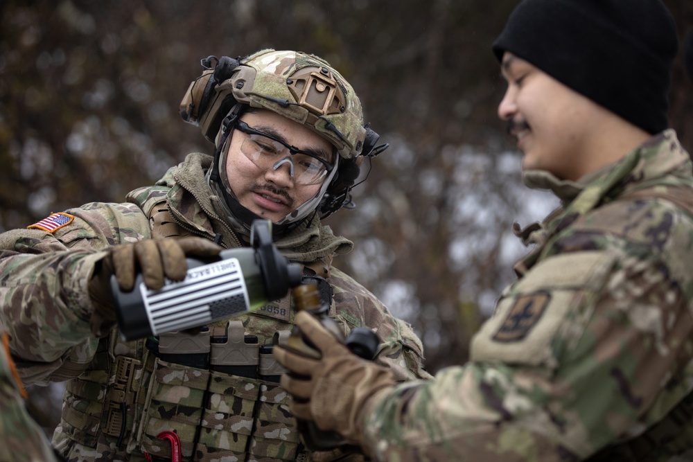 AKARNG infantry and aviators team up during winter FTX