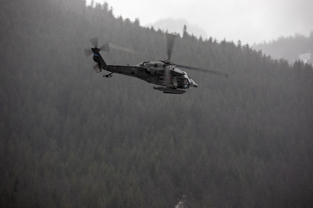 AKARNG infantry and aviators team up during winter FTX