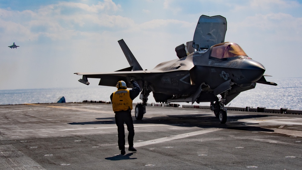 USS America (LHA 6) Conducts Flight Operations