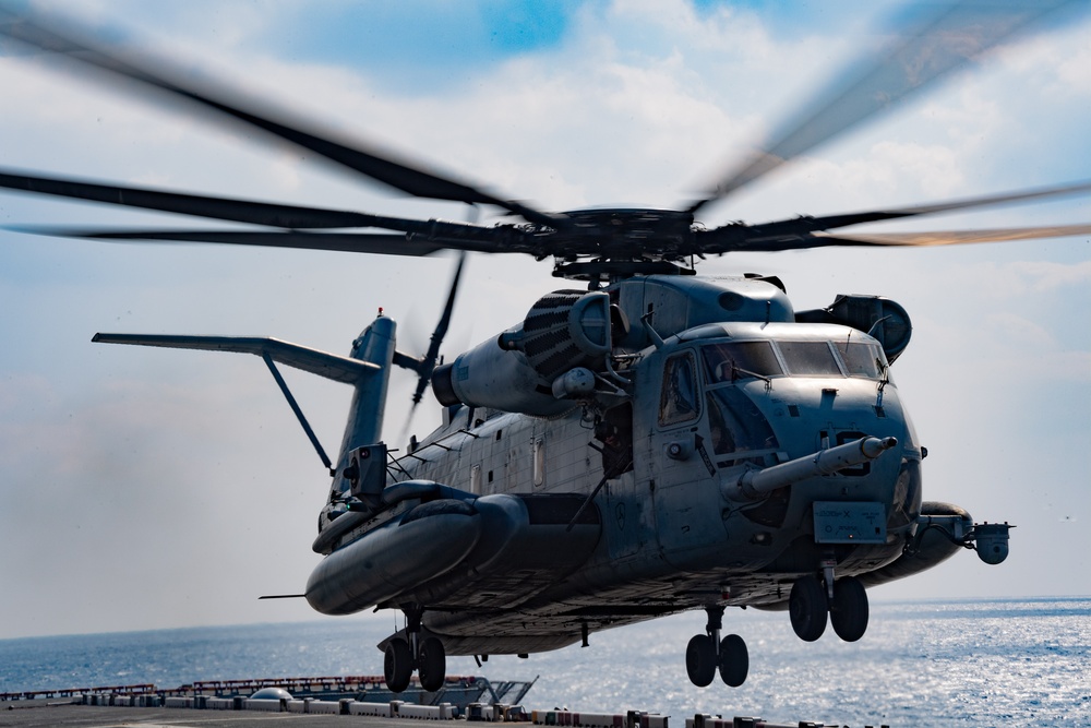 USS America (LHA 6) Conducts Flight Operations