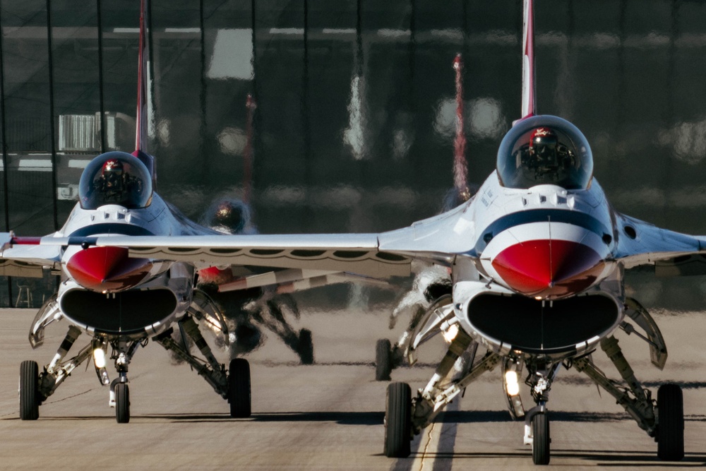 Thunderbird hold Winter Training at Spaceport