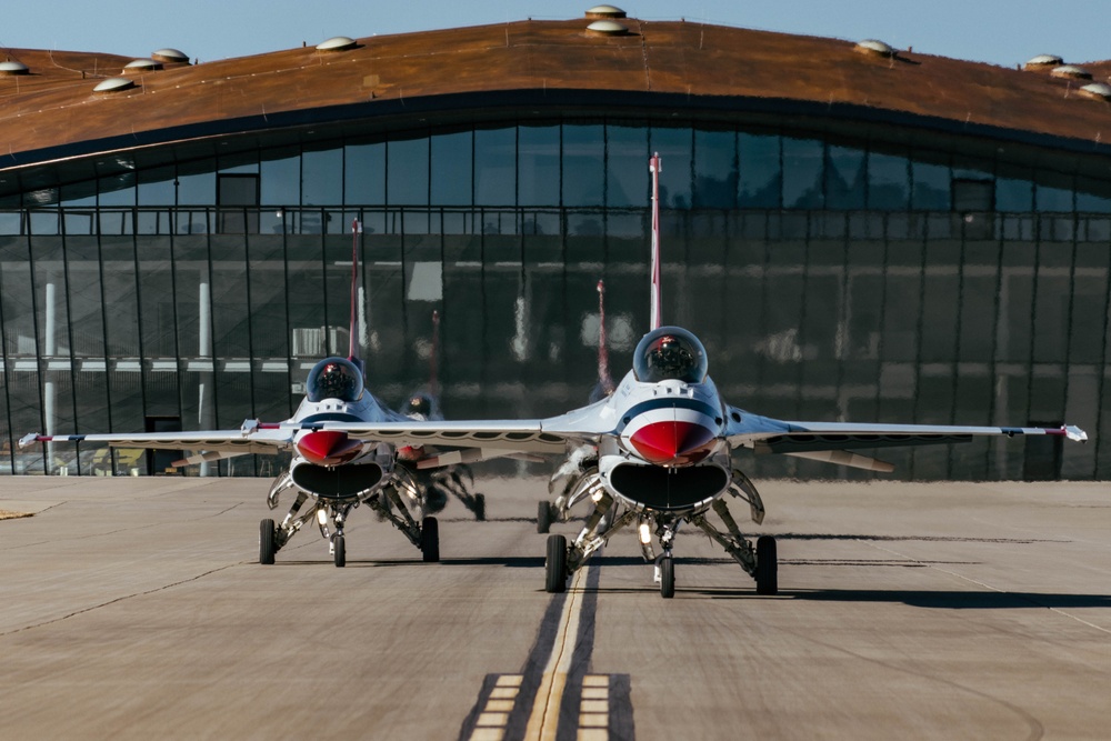 Thunderbird hold Winter Training at Spaceport