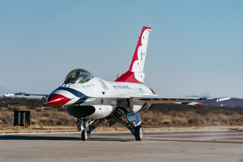 Thunderbird hold Winter Training at Spaceport