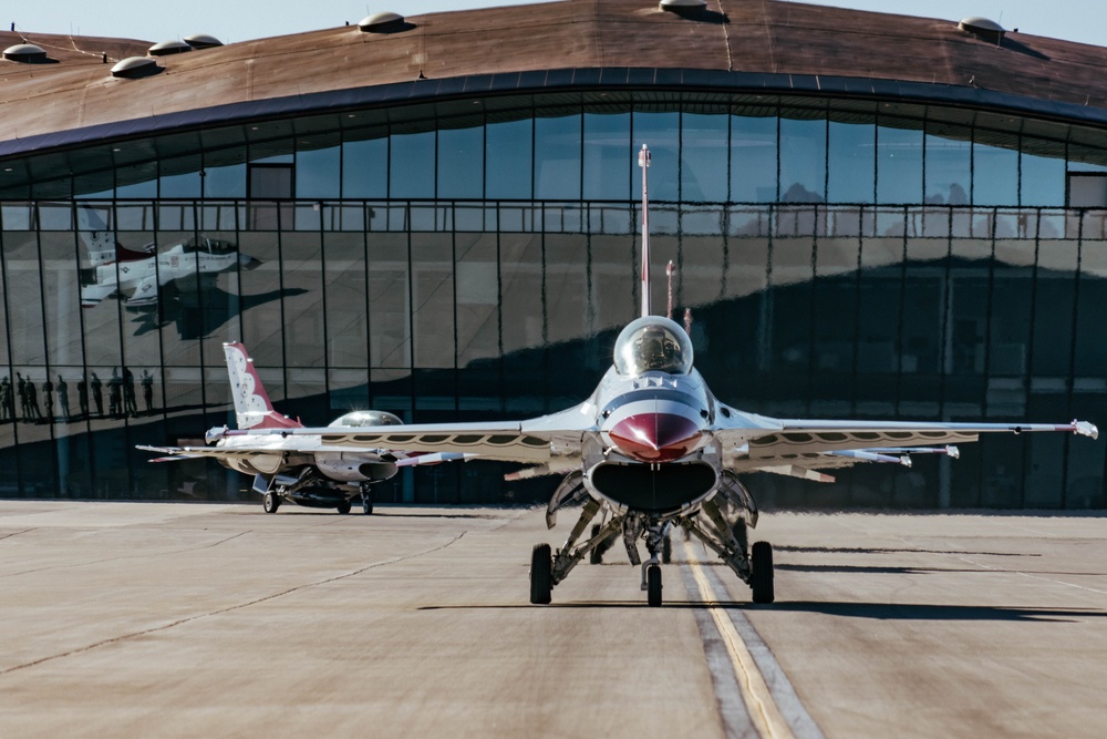 Thunderbird hold Winter Training at Spaceport