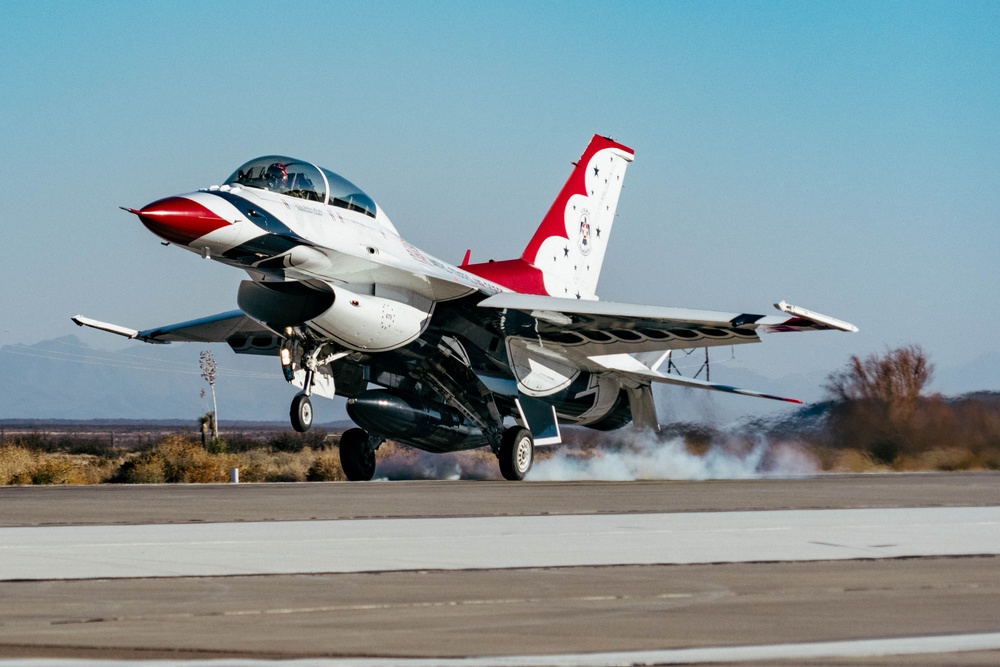 Thunderbird hold Winter Training at Spaceport