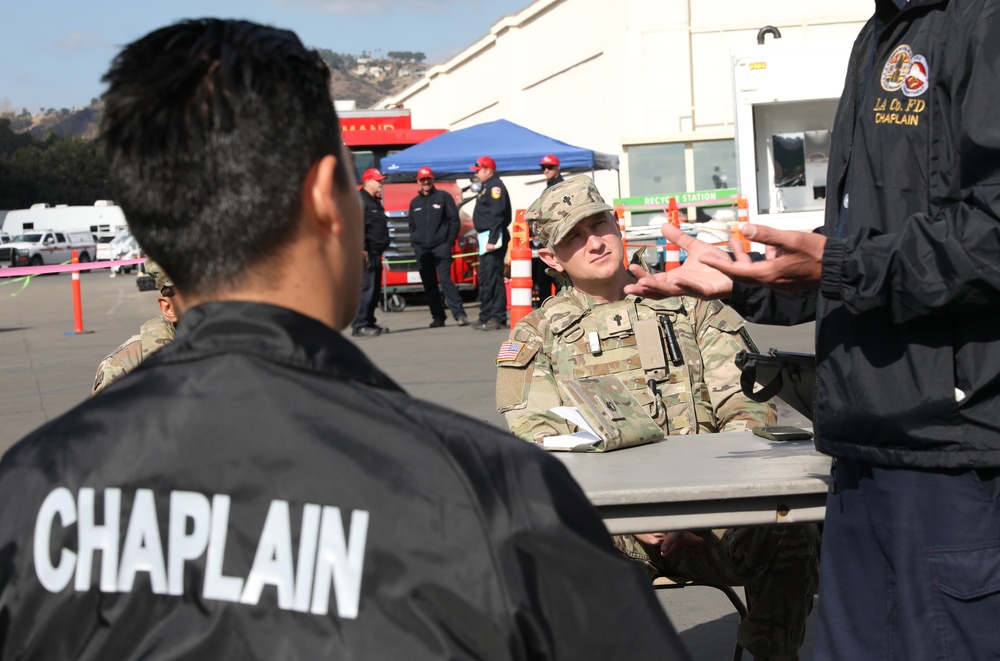 California Chaplains Unite: Rallying for LA Wildfire Response Mission