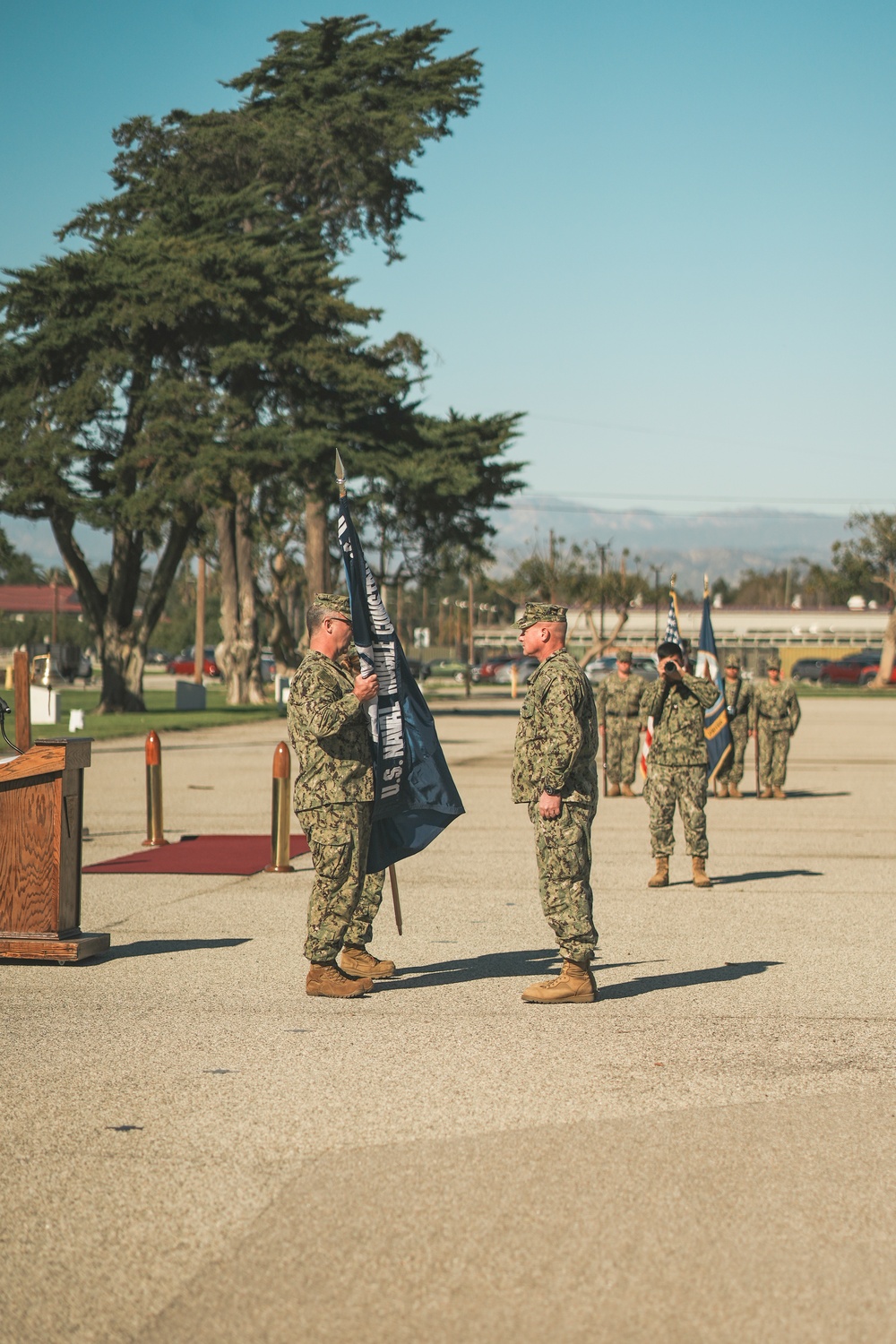 Change of Command. Port Hueneme, CA.