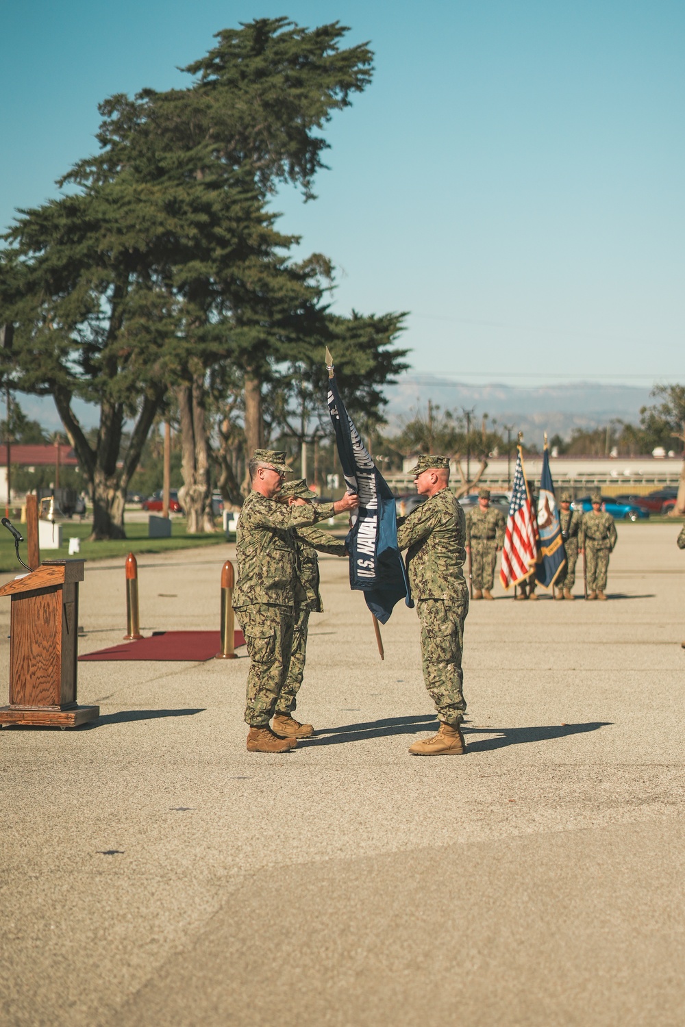 Change of Command. Port Hueneme, CA.