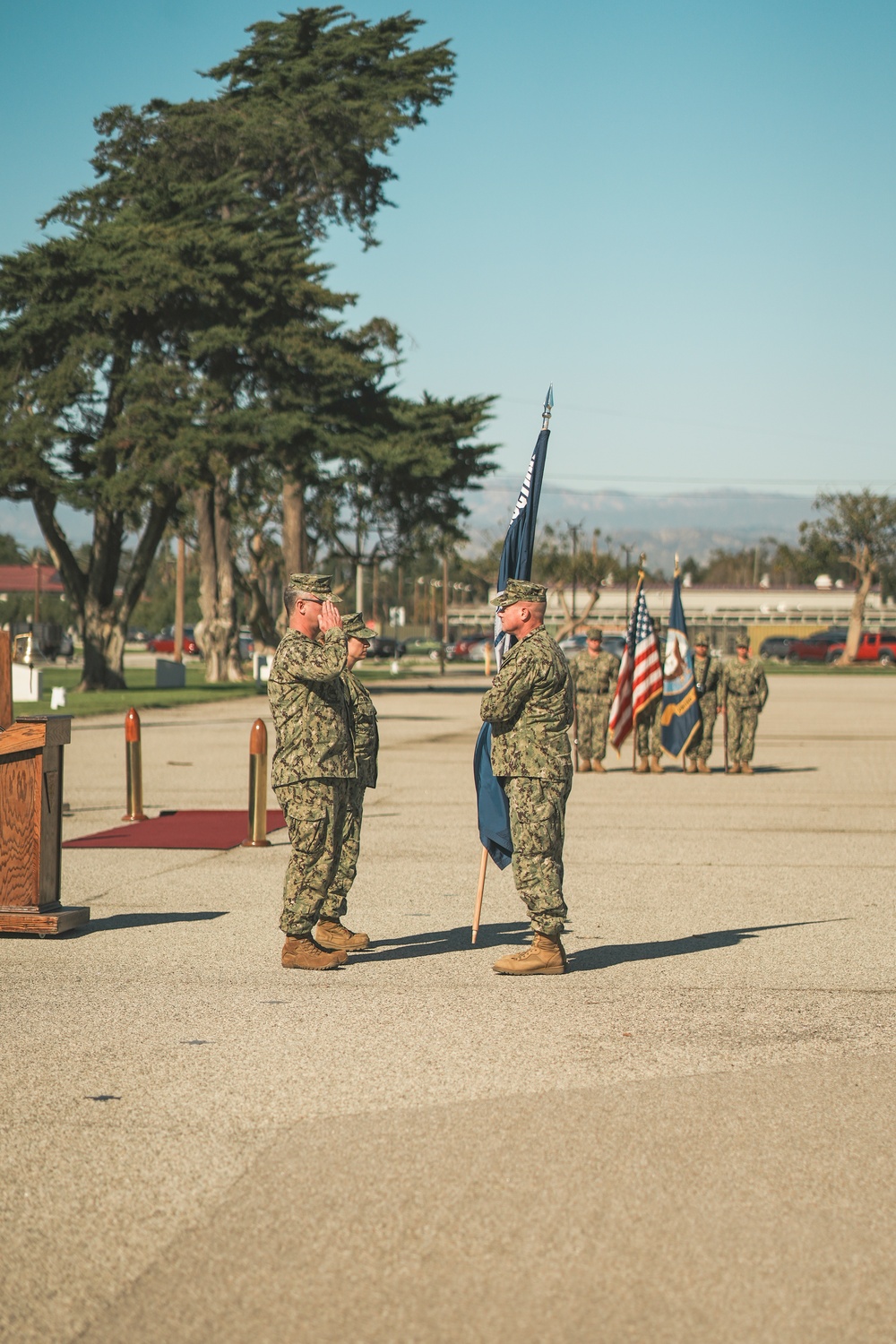 Change of Command. Port Hueneme, CA.