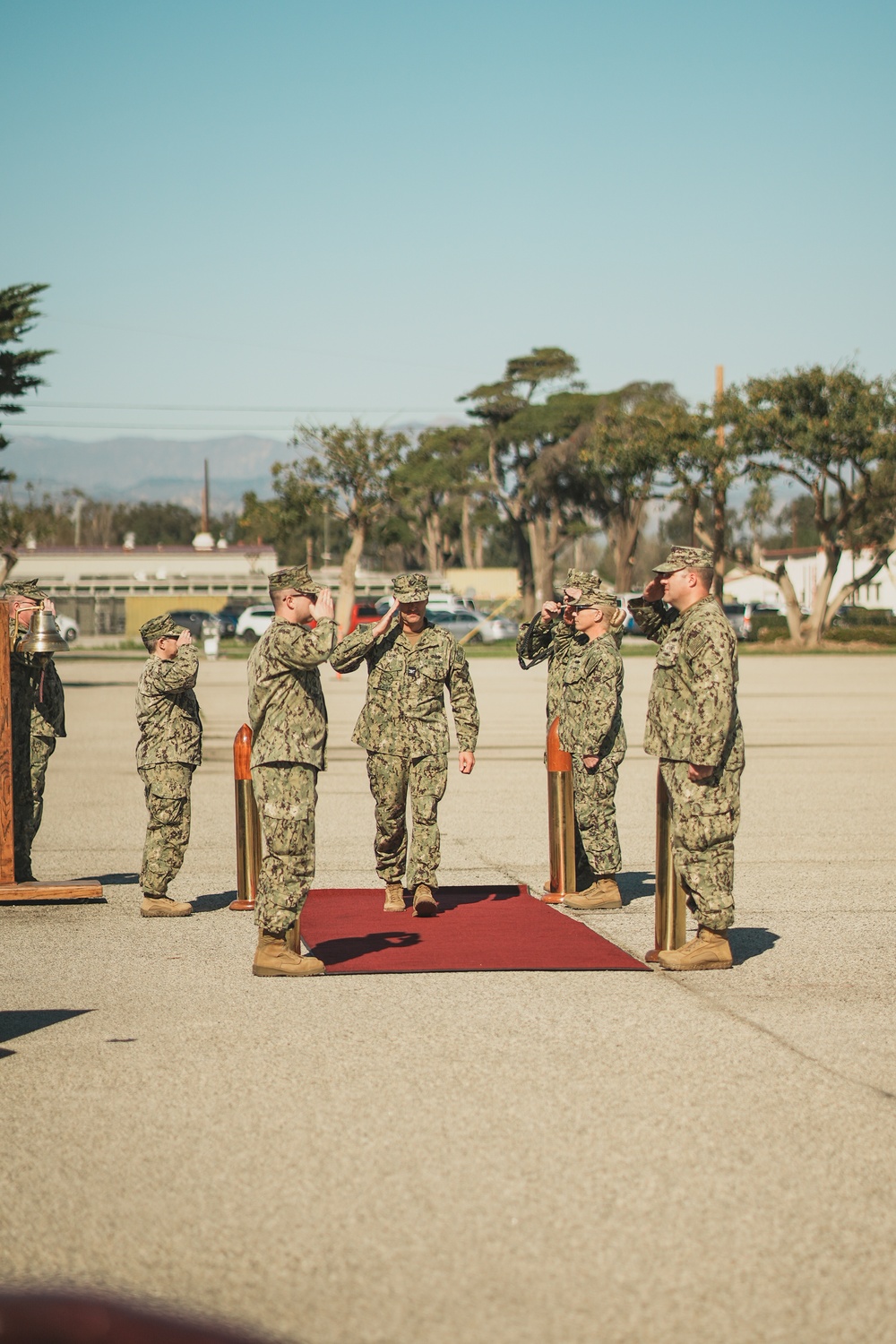 Change of Command. Port Hueneme, CA.