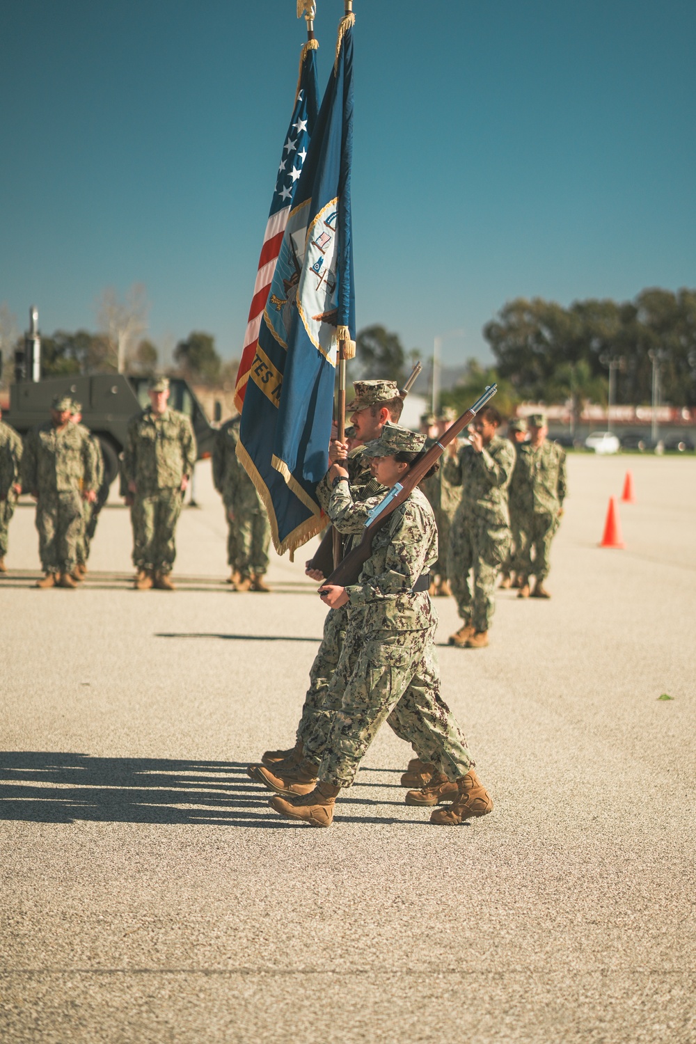 Change of Command. Port Hueneme, CA.