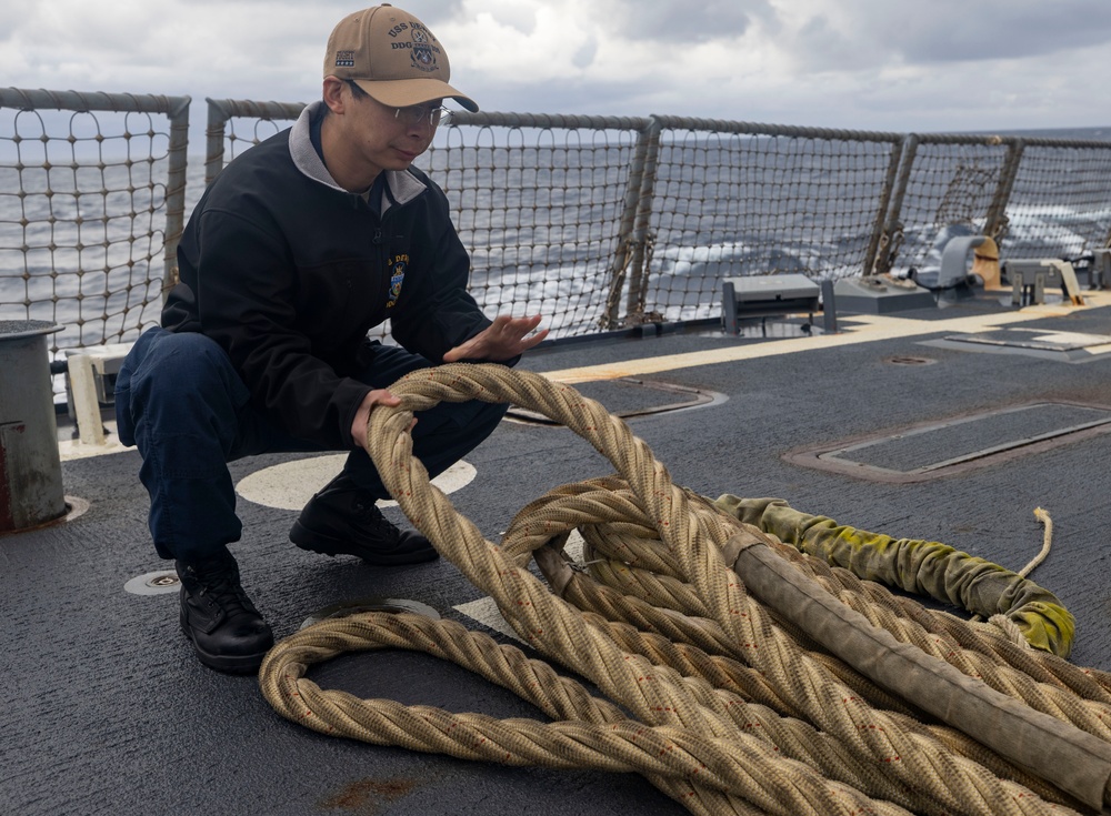 DDG 105 Conducts Sea and Anchor