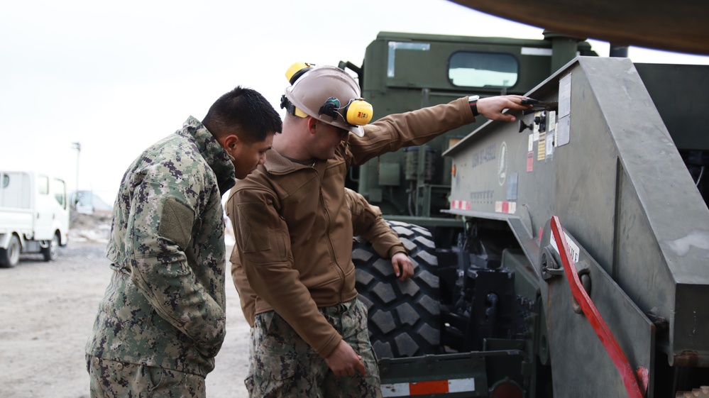 NMCB-3 Equipment Operations at MCAS Iwakuni