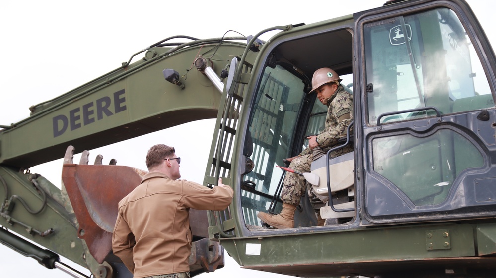NMCB-3 Equipment Operations at MCAS Iwakuni