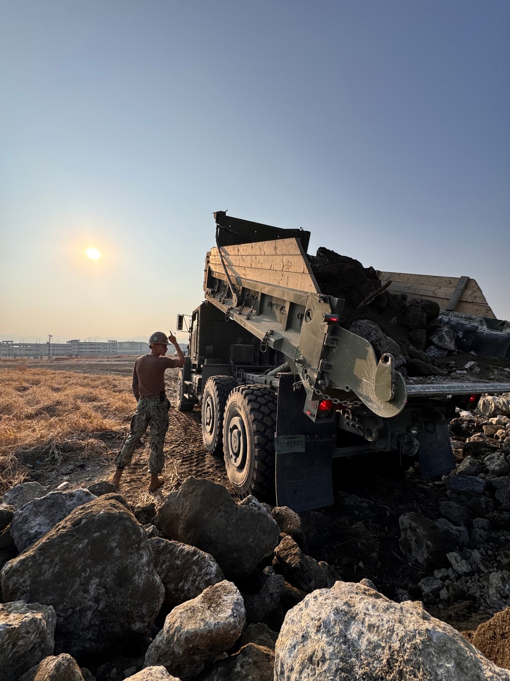 NMCB-3 Equipment Operations at MCAS Iwakuni