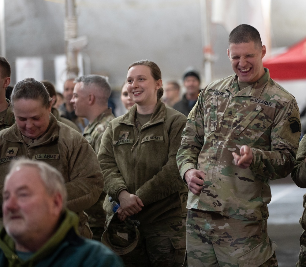 338th Army Band Performs at Zehnder’s Snowfest