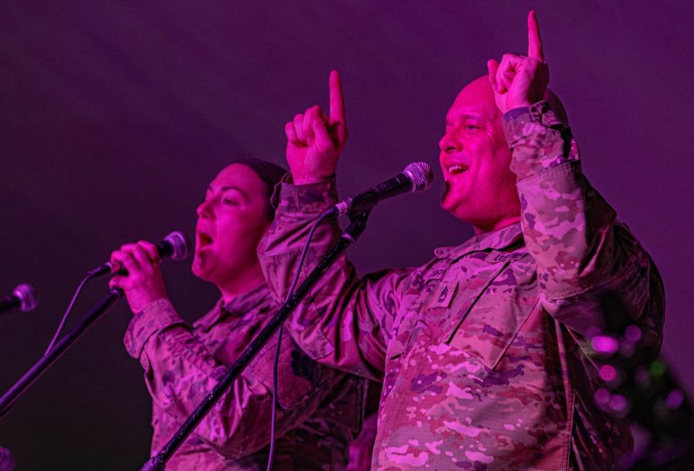 338th Army Band Performs at Zehnder’s Snowfest