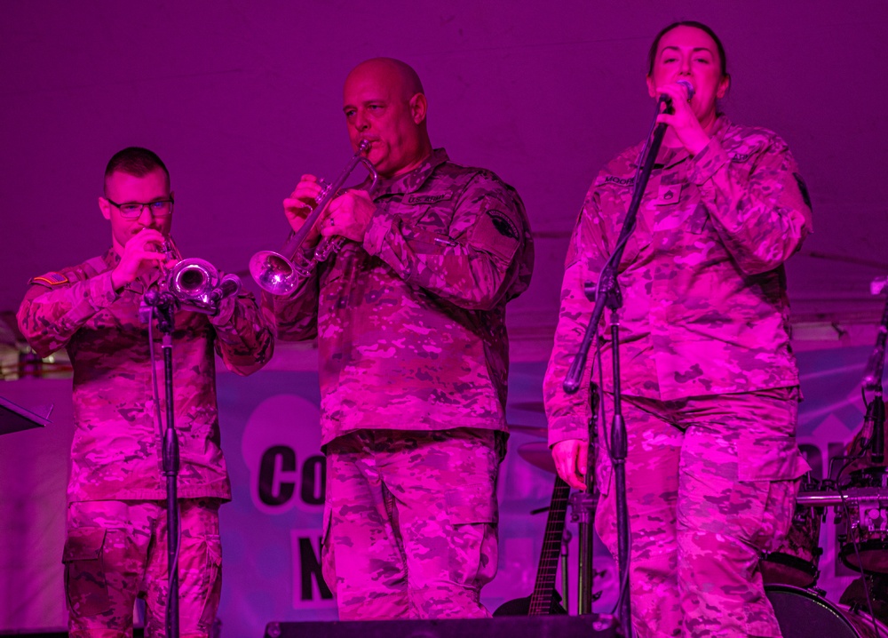 338th Army Band Performs at Zehnder’s Snowfest