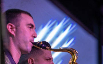 338th Army Band Performs at Zehnder’s Snowfest