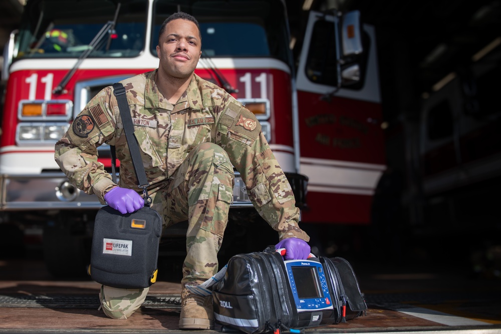 374th CES Firefighters earn EMT certification, strengthening life-saving capabilities