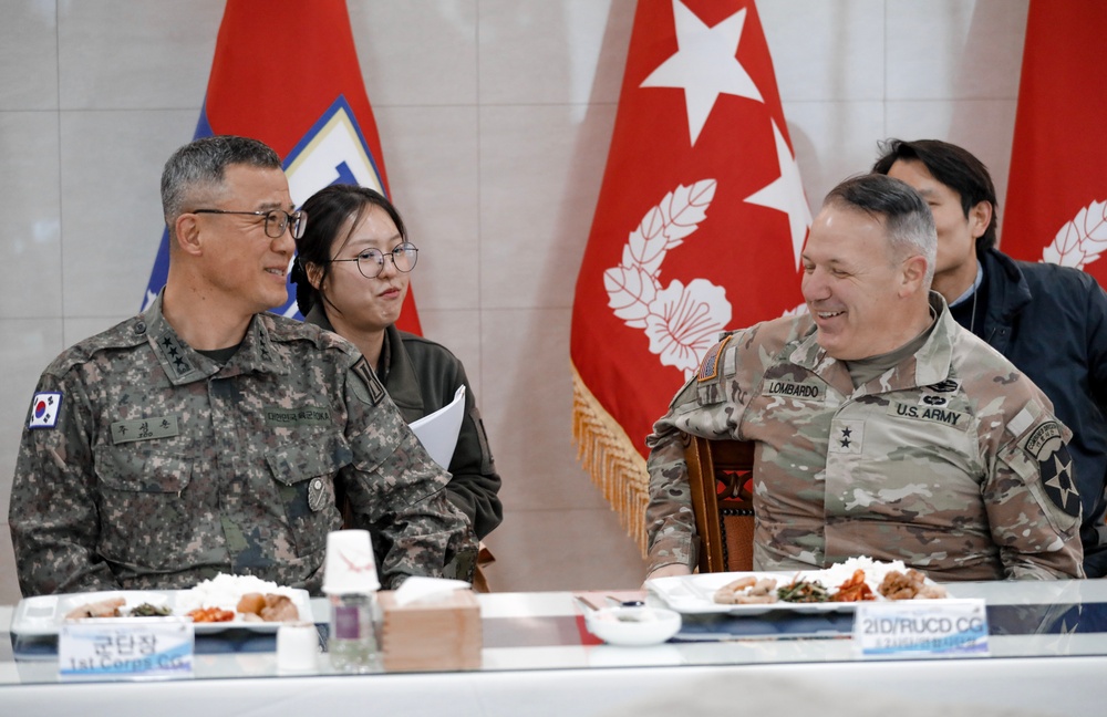 W6 2ID/ROK Army Meeting